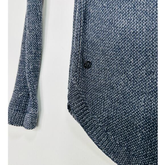 Lululemon Cabin Yogi Long Sleeve Cashmere Blend Sweater in Heathered Grey size 2 - Picture 8 of 11